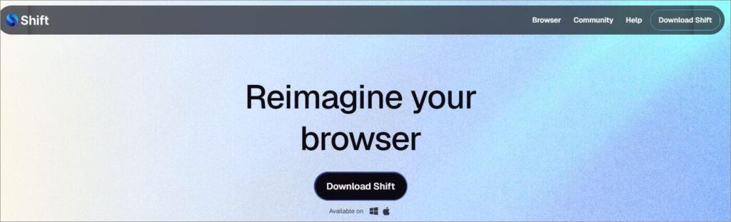 Shift Browser