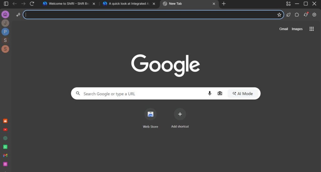 Shift Browser -The Customizable Browser Builder
