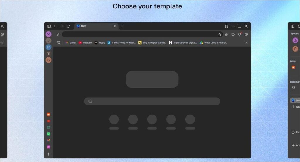 choose your template