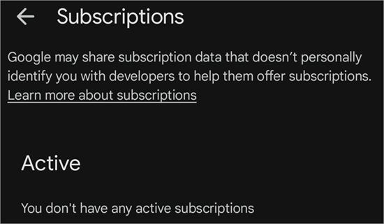 Subscription