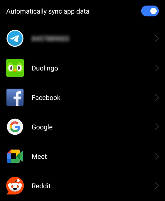 Automatically Sync App Data