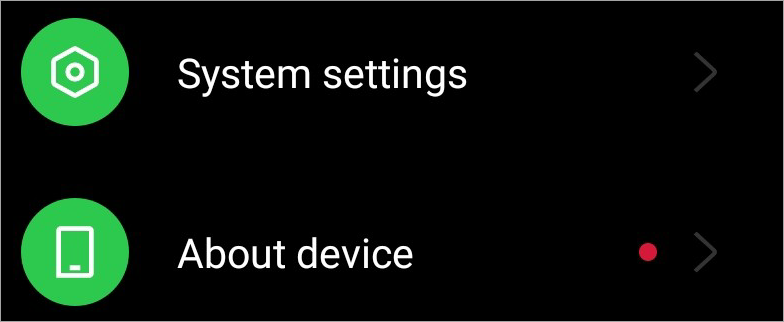 System Settings