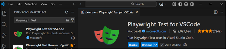TestExtensionInstalled