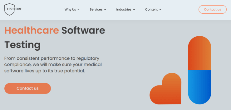 Testfort 1 Healthcare Software Testing Services
