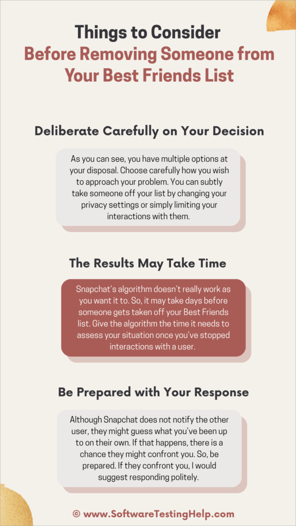 Things to Consider Before Removing Someone from Your Best Friends List
