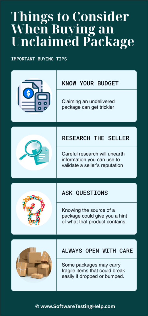 Things to Consider When Buying an Unclaimed Packages