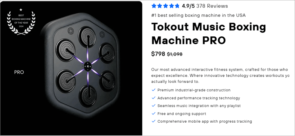 Tokout music boxing