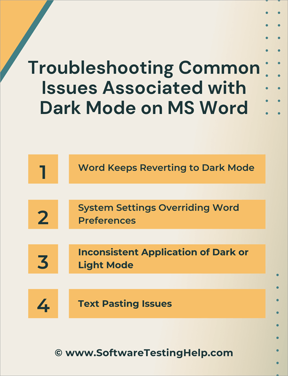 Troubleshooting Common Issues Associated with Dark Mode on MS Word