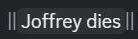 Type spoiler in the chatbox