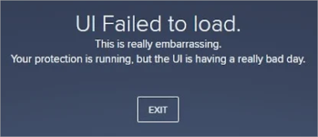 UI Failed