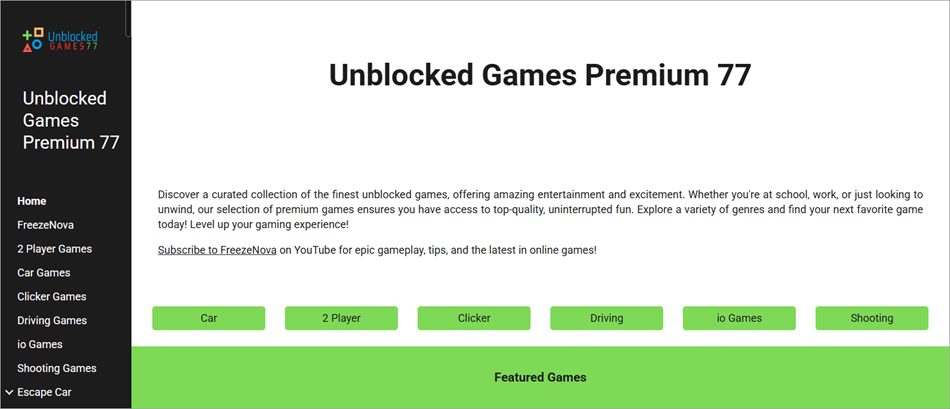 Unblocked Games 77