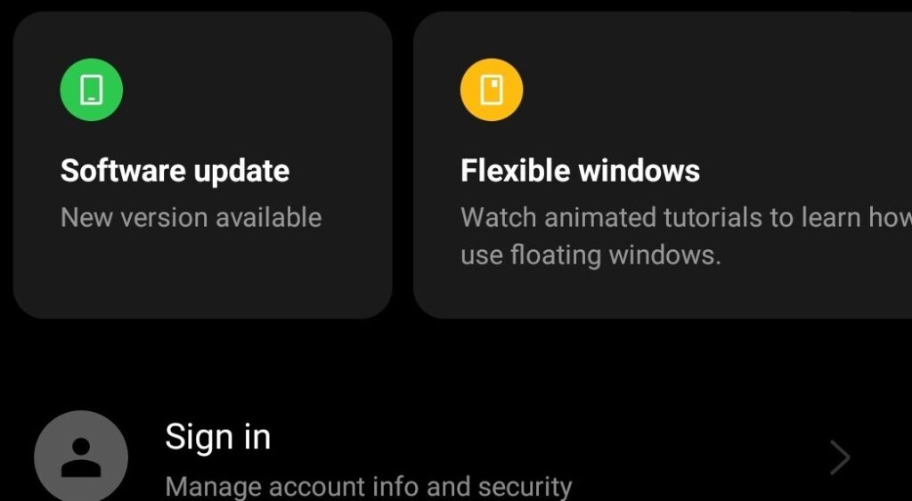 Update System Software