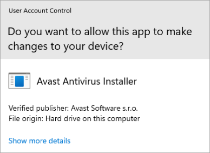 User account control