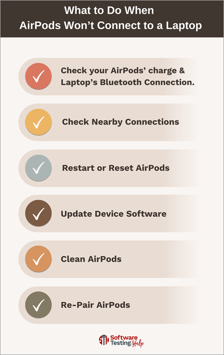 What to Do When AirPods Won’t Connect to a Laptop