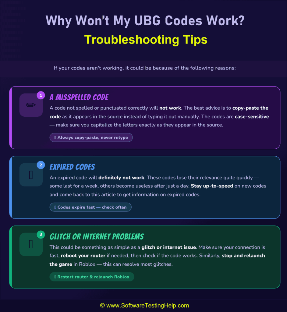 Why Won’t My UBG Codes Work Troubleshooting Tips