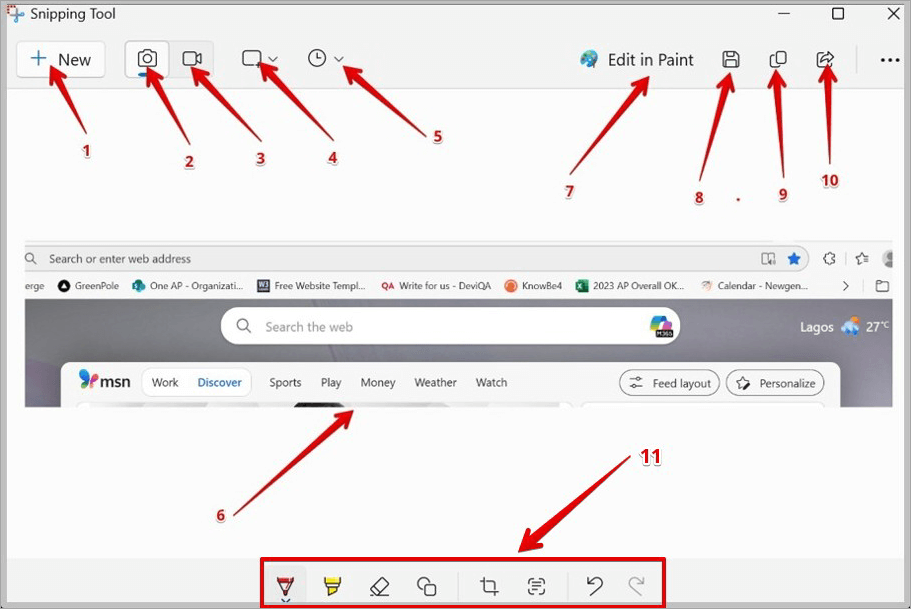 Quick Screenshot Methods in Windows 11