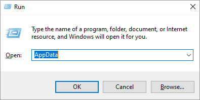 Windows R AppData