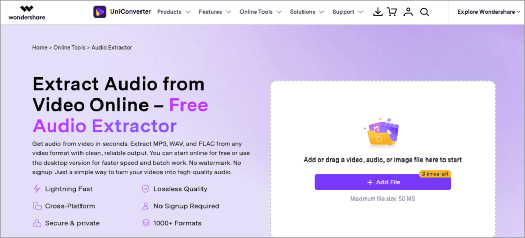 Wondershare Instagram Reel To MP3 Converter