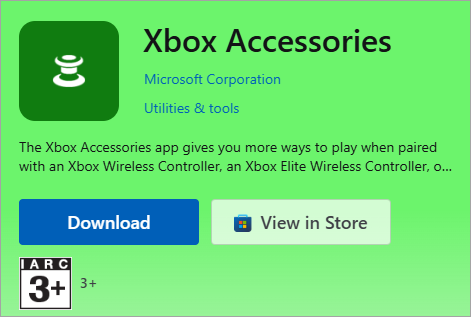 Xbox Accssories app