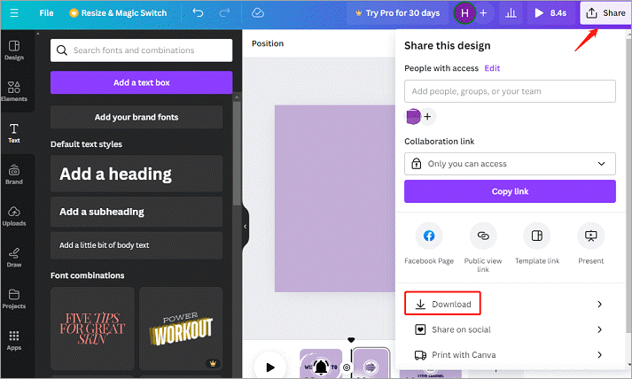 You can change the preset filter or upload multiple files from the edit option