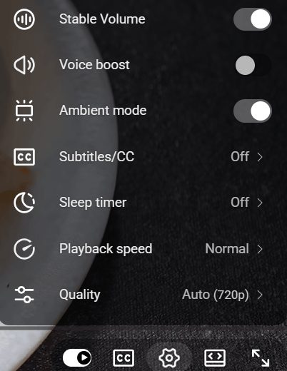 Ambient Mode Toggle