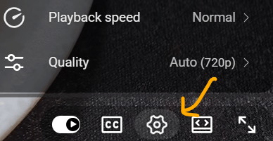 YouTube Settings icon