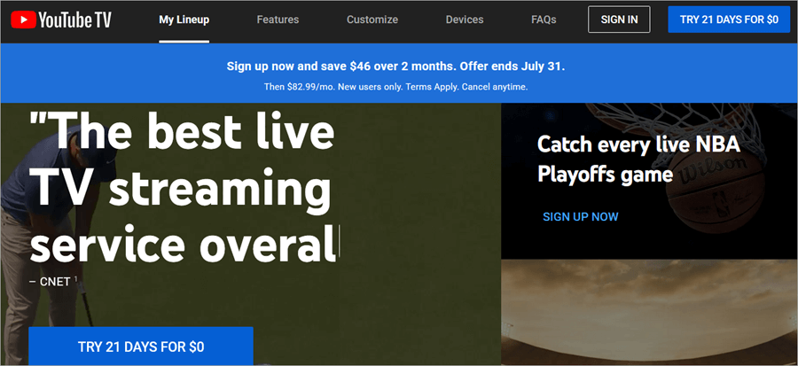 YouTube TV