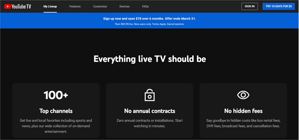 YouTube TV