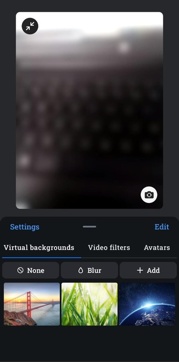 zoom - blur option