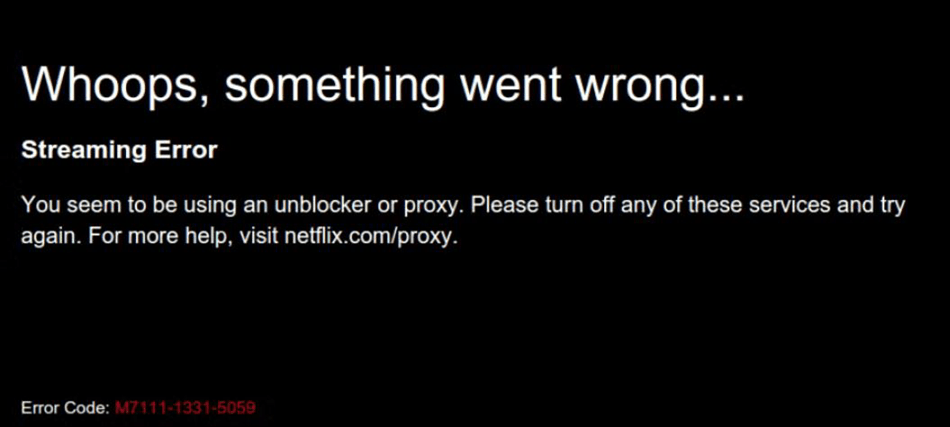block message