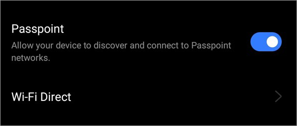 connect to passpoint