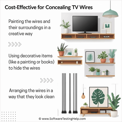 cost-friendly methods of hiding TV wires