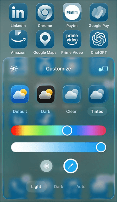 customise icons