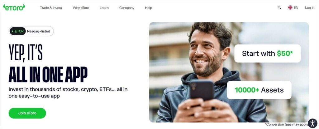 eToro app