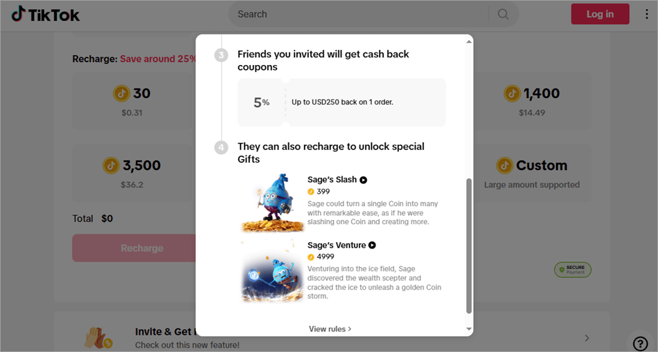 friends invited for coupons
