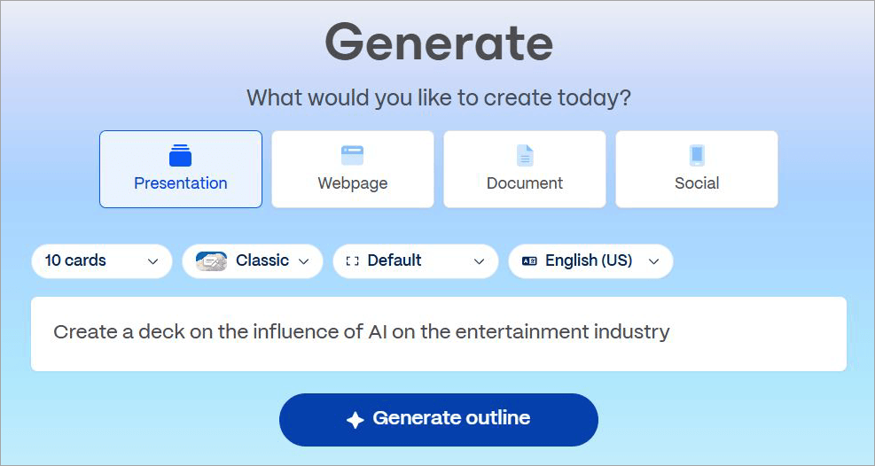 generate