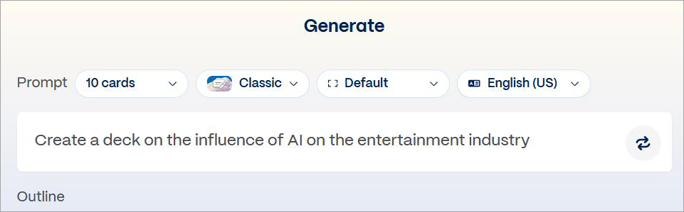 hit generate