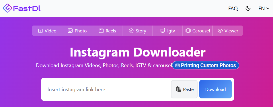 image 100 Instagram Video Downloader
