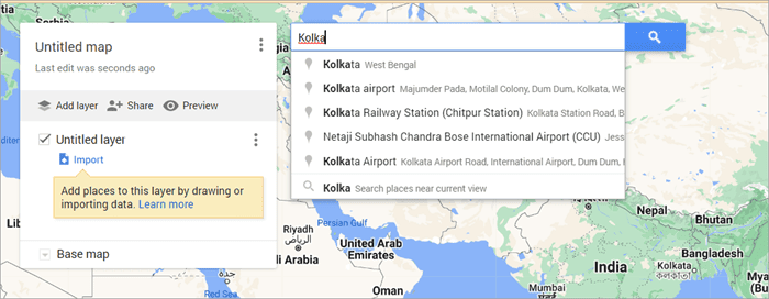 image 26 radius on google maps