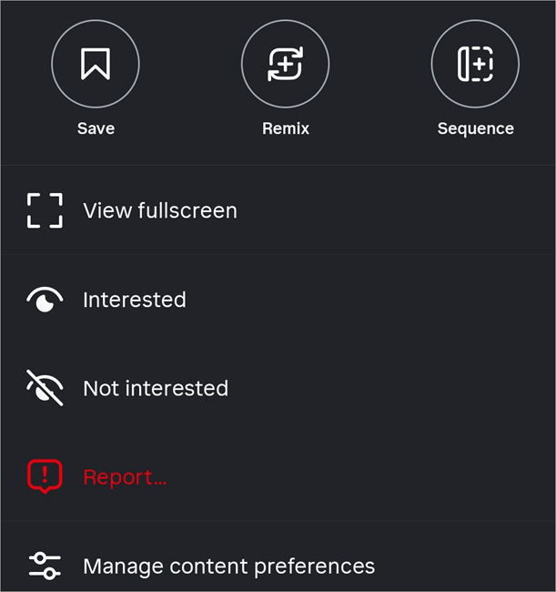 Interested or Not Interested Options