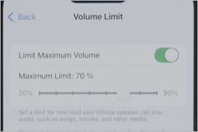 Volume Limit