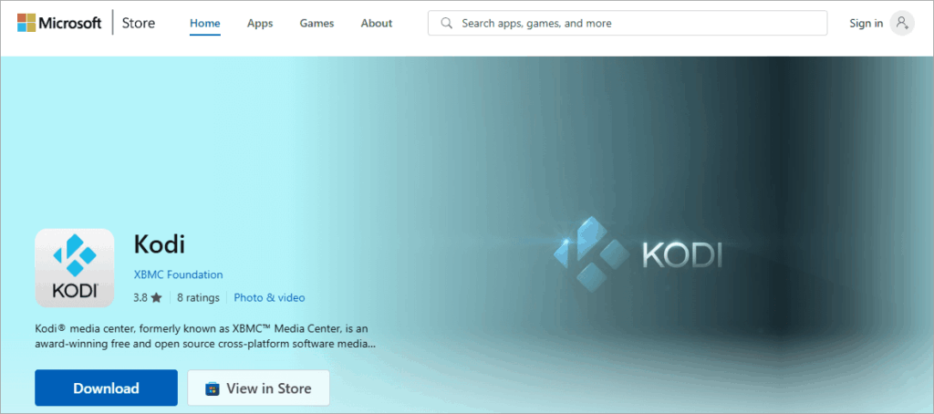 kodi for windows