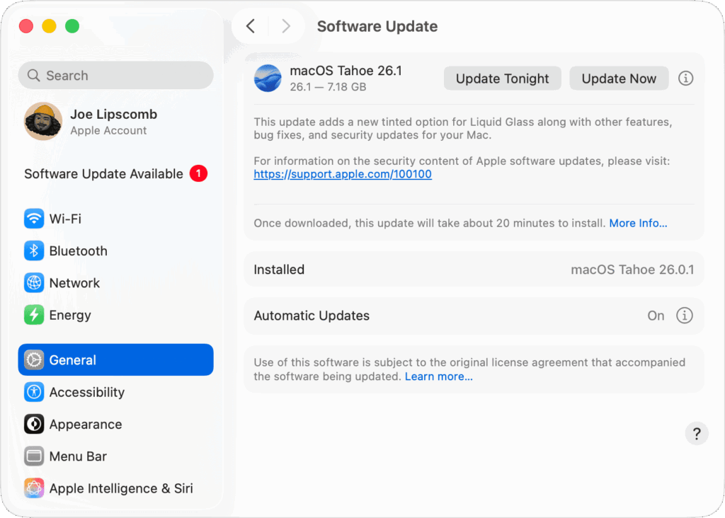 Software Update