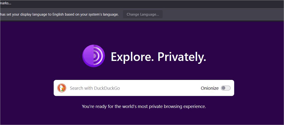 main browser