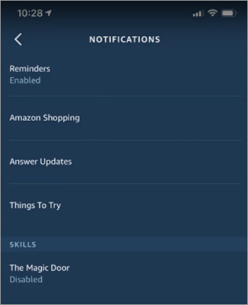 messages notification