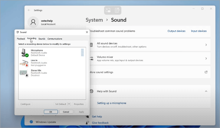 noise suppression windows