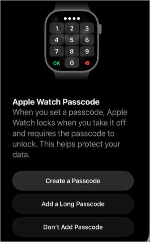 Apple Watch Passcode