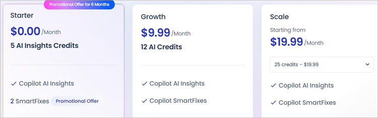 Cloudways Copilot price plans