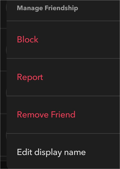 remove friend