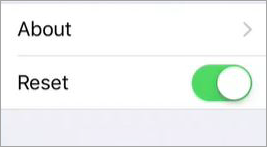 reset